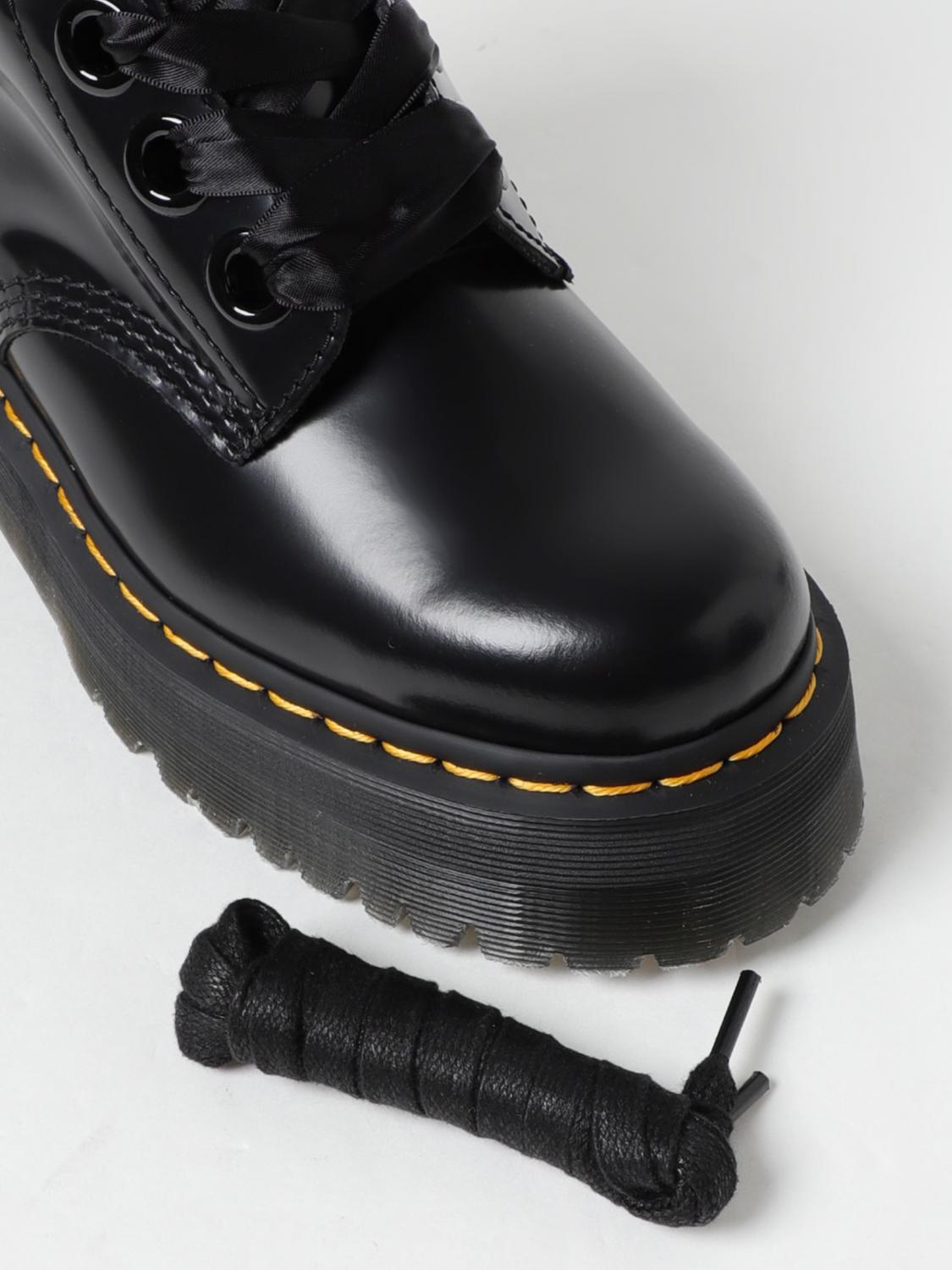 DR. MARTENS FLACHE STIEFELETTEN: Schuhe damen Dr. Martens, Schwarz - Img 4