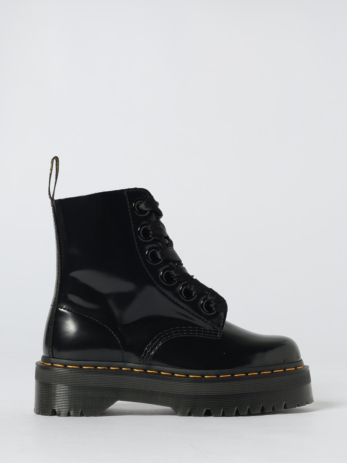 DR. MARTENS BOOTS: Shoes woman Dr. Martens, Blue - Img 1