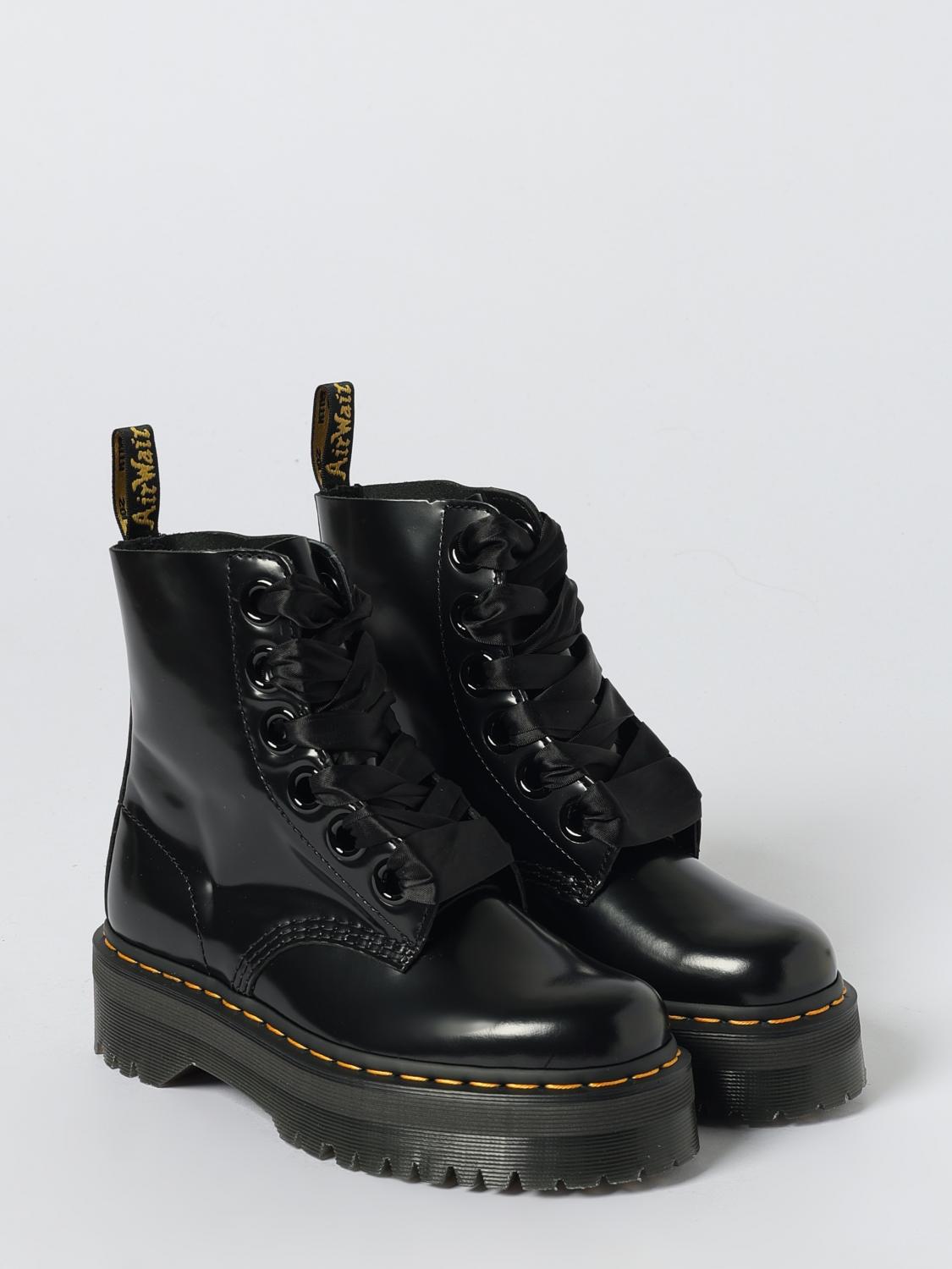 DR. MARTENS BOOTS: Shoes woman Dr. Martens, Blue - Img 2