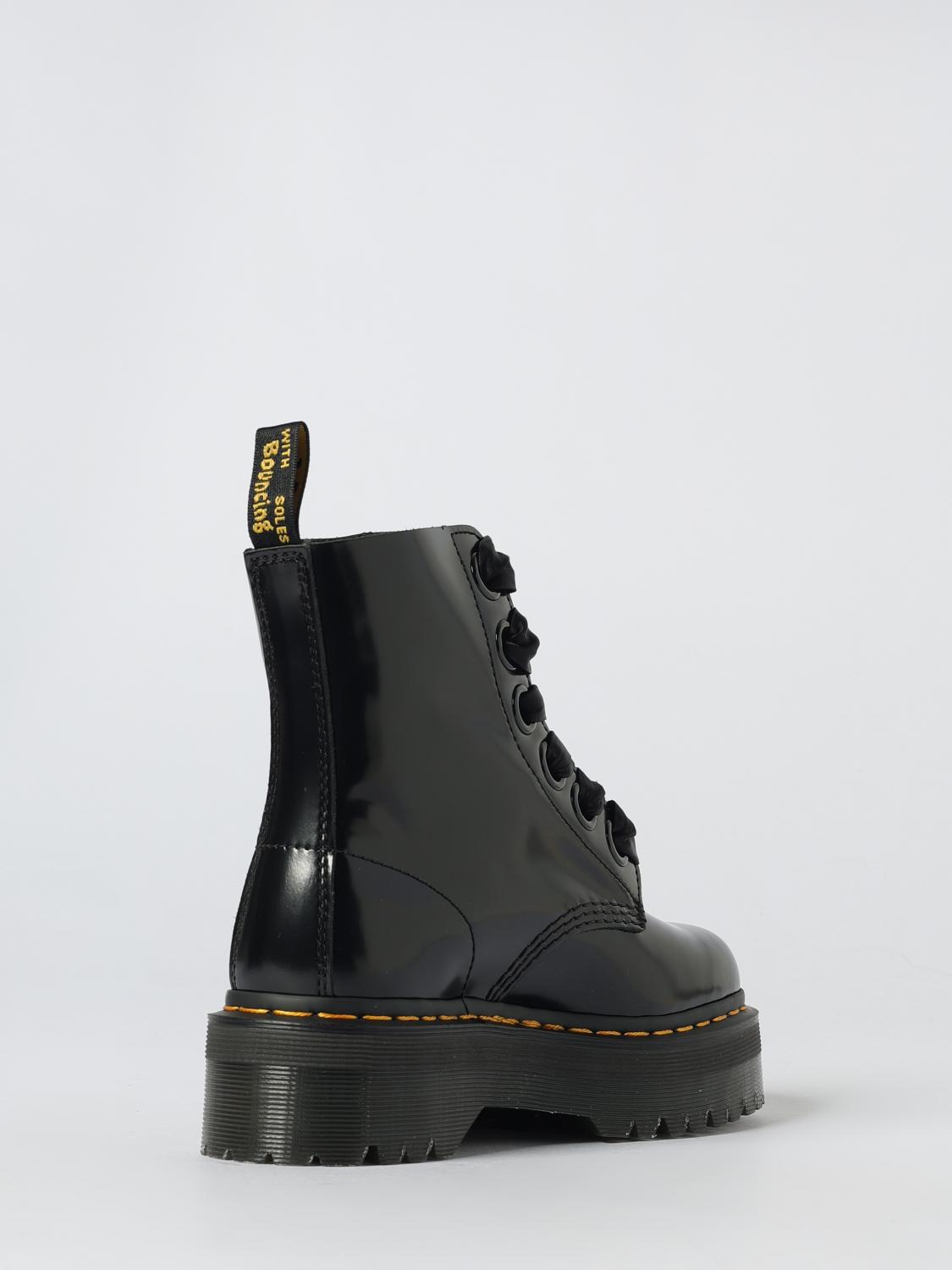 DR. MARTENS BOOTS: Shoes woman Dr. Martens, Blue - Img 3