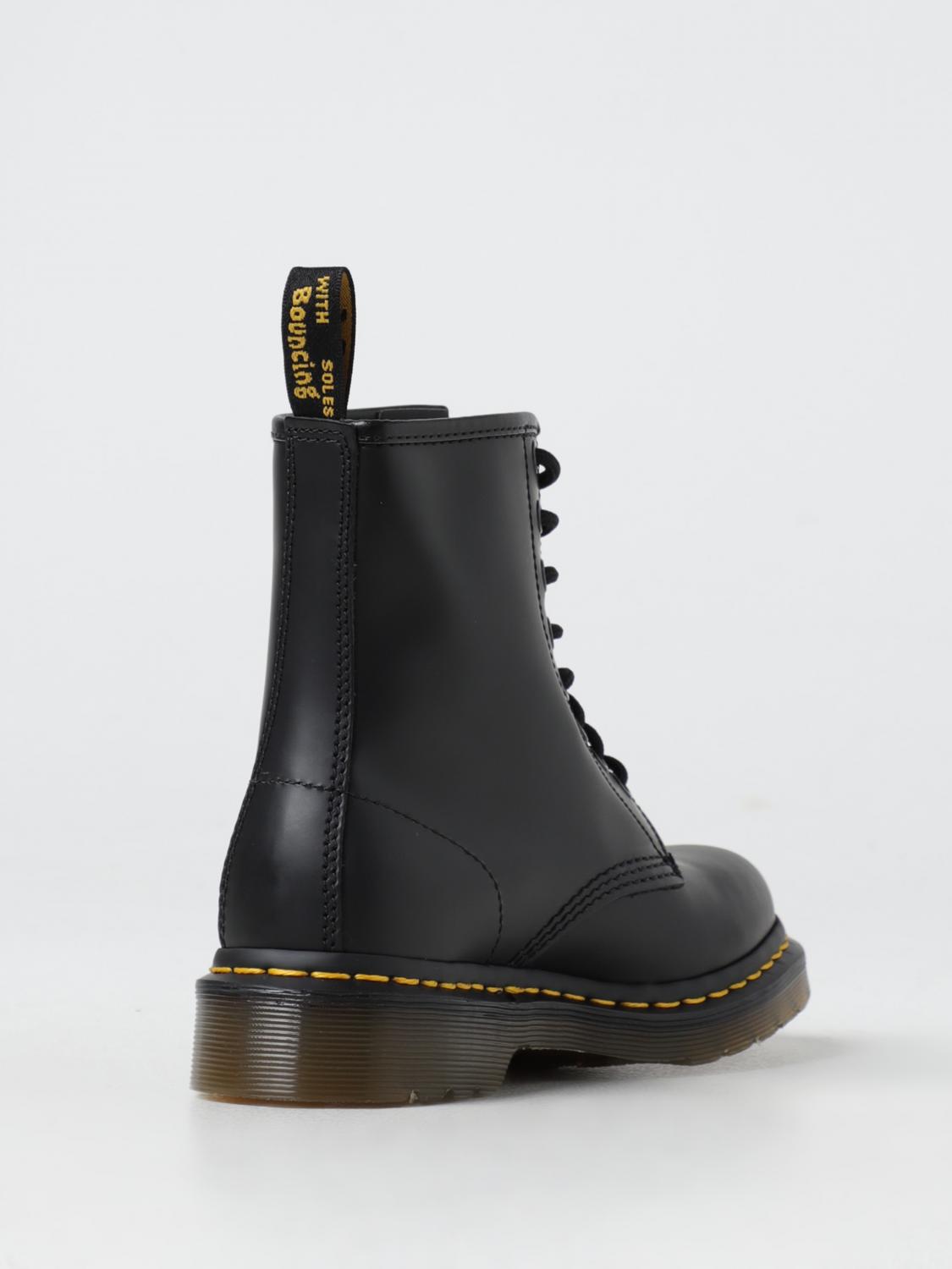 DR. MARTENS BOTTINES PLATES: Chaussures femme Dr. Martens, Noir - Img 3