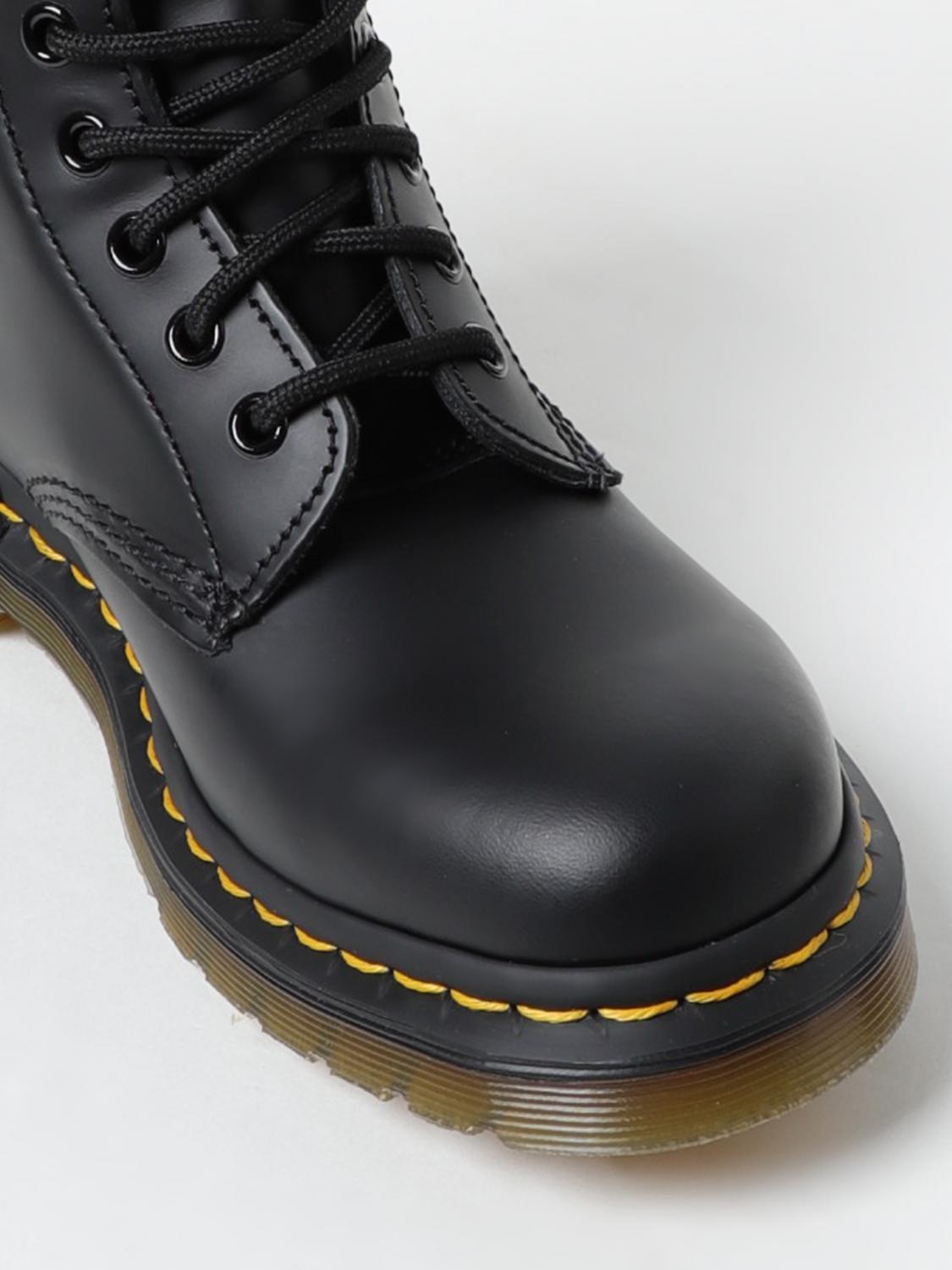 DR. MARTENS BOTTINES PLATES: Chaussures femme Dr. Martens, Noir - Img 4