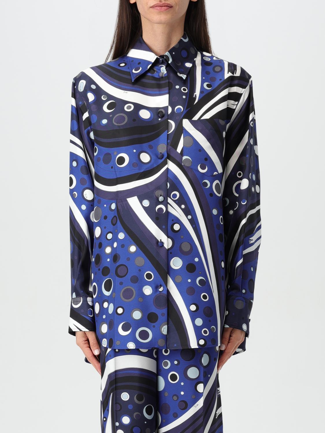 PUCCI SHIRT: Shirt woman Pucci, Navy - Img 1