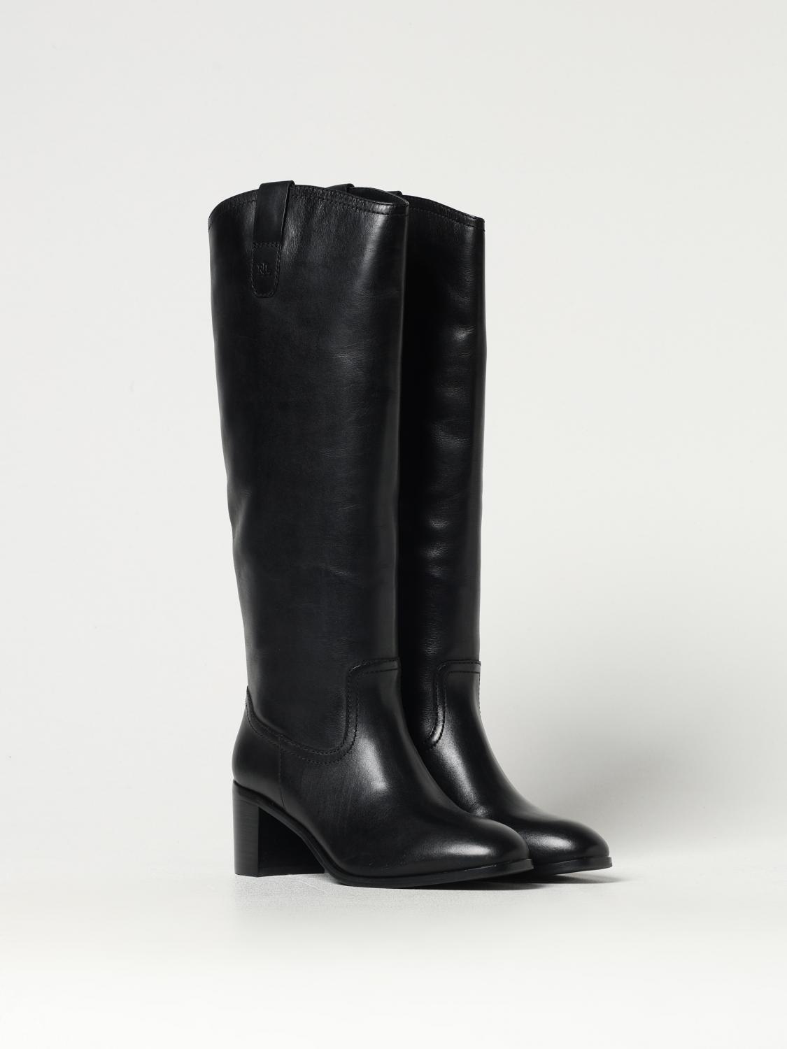 LAUREN RALPH LAUREN BOTAS: Zapatos mujer Lauren Ralph Lauren, Negro - Img 2