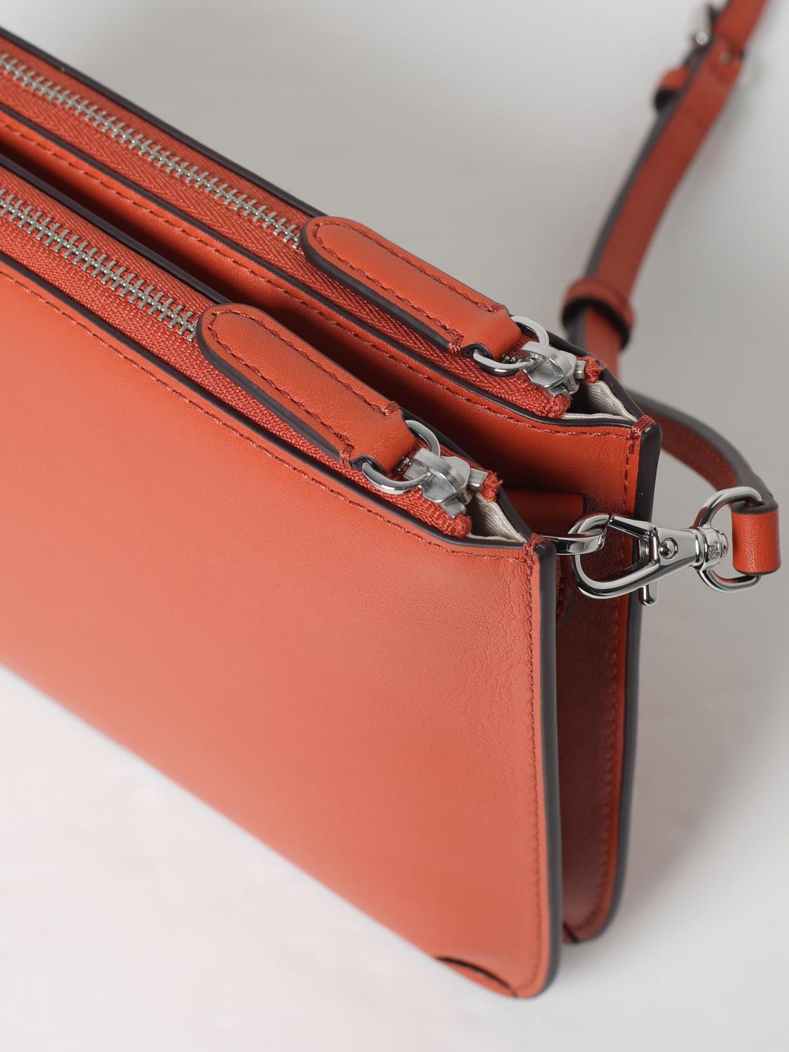 LAUREN RALPH LAUREN CROSSBODY BAGS: Shoulder bag woman Lauren Ralph Lauren, Orange - Img 4