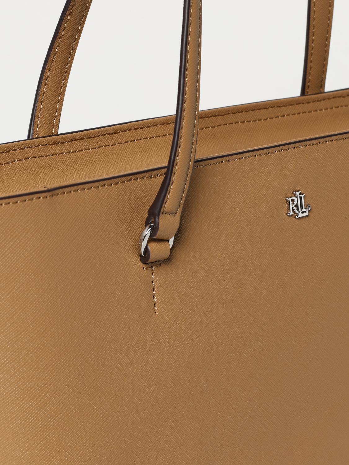 LAUREN RALPH LAUREN SHOULDER BAG: Shoulder bag woman Lauren Ralph Lauren, Camel - Img 3