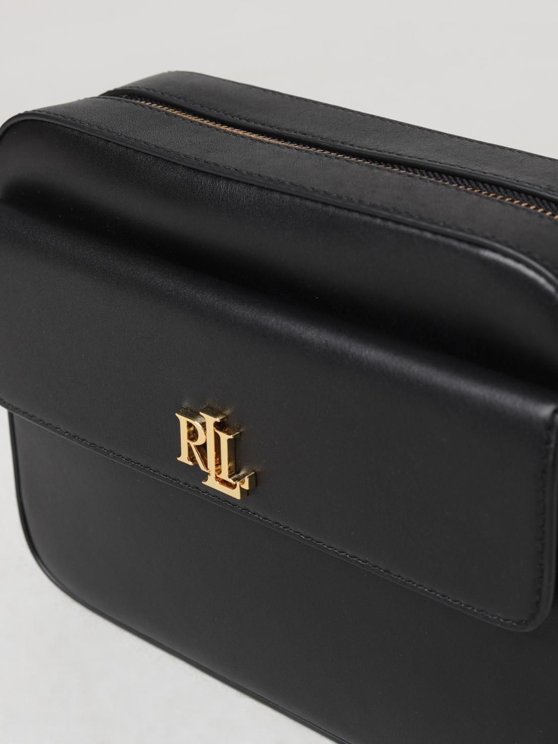 LAUREN RALPH LAUREN MINI BAG: Shoulder bag woman Lauren Ralph Lauren, Black - Img 3