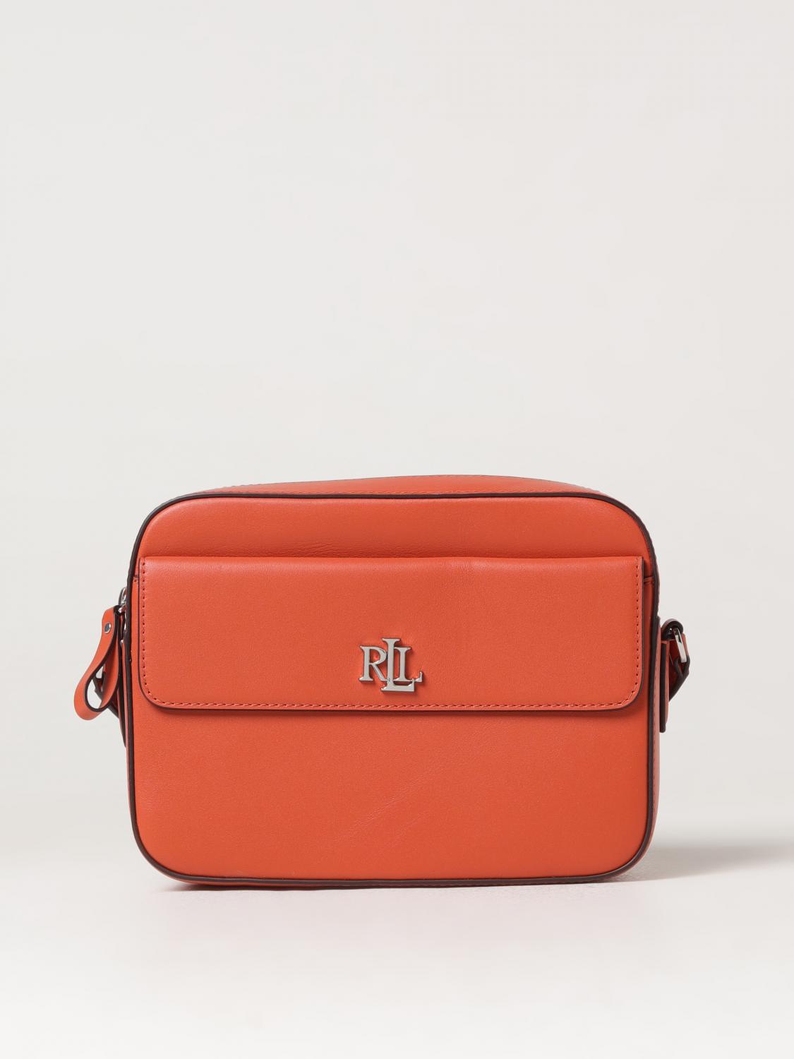 LAUREN RALPH LAUREN MINI BAG: Shoulder bag woman Lauren Ralph Lauren, Rust - Img 1