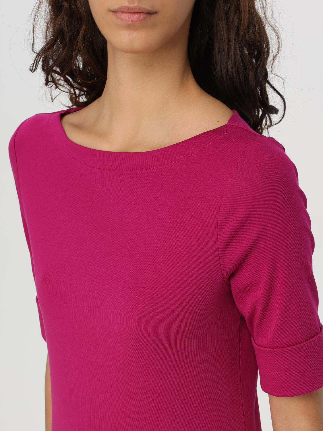 LAUREN RALPH LAUREN T-SHIRT: Top woman Lauren Ralph Lauren, Fuchsia - Img 3