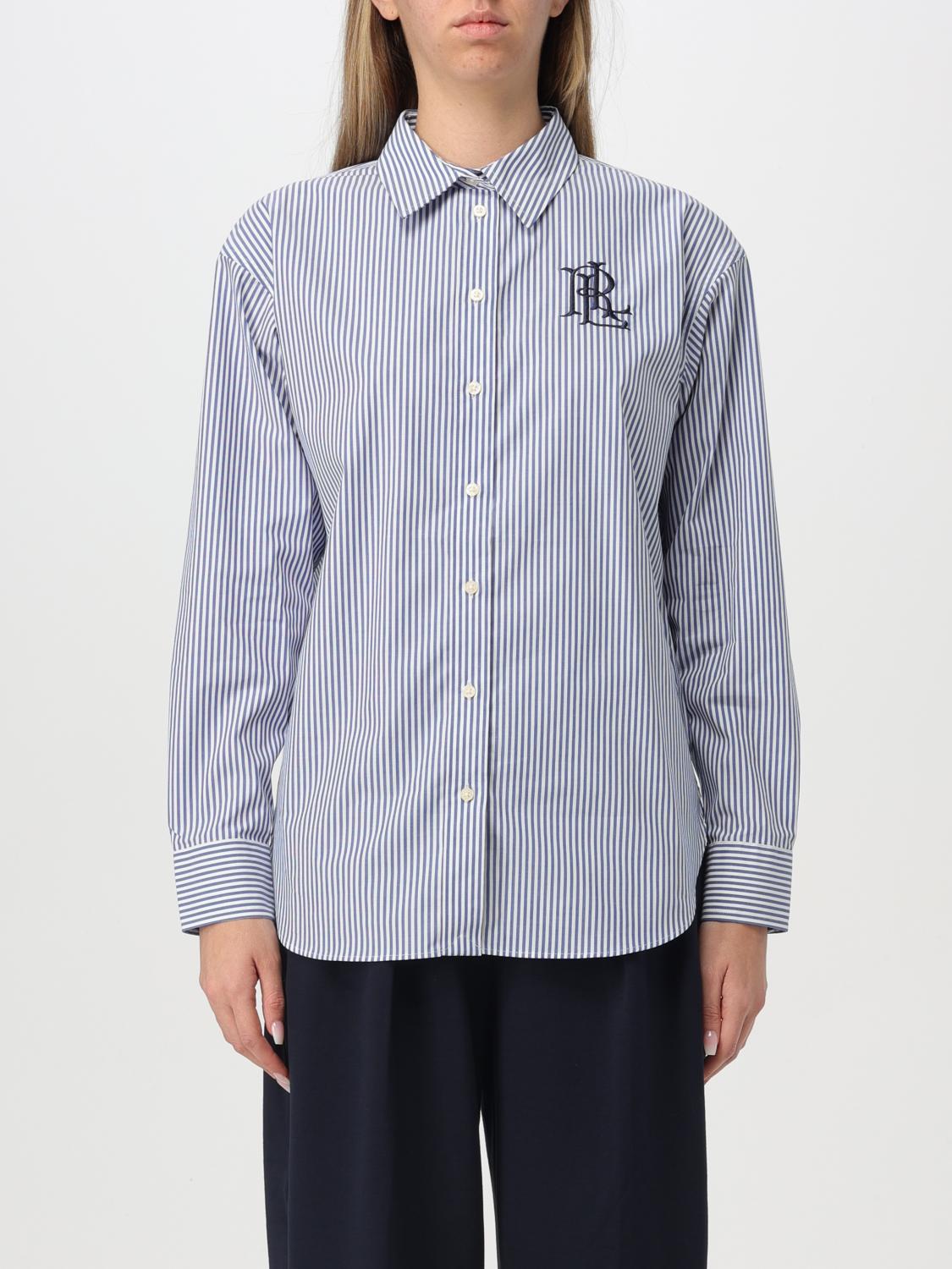 LAUREN RALPH LAUREN SHIRT: Top woman Lauren Ralph Lauren, Blue - Img 1