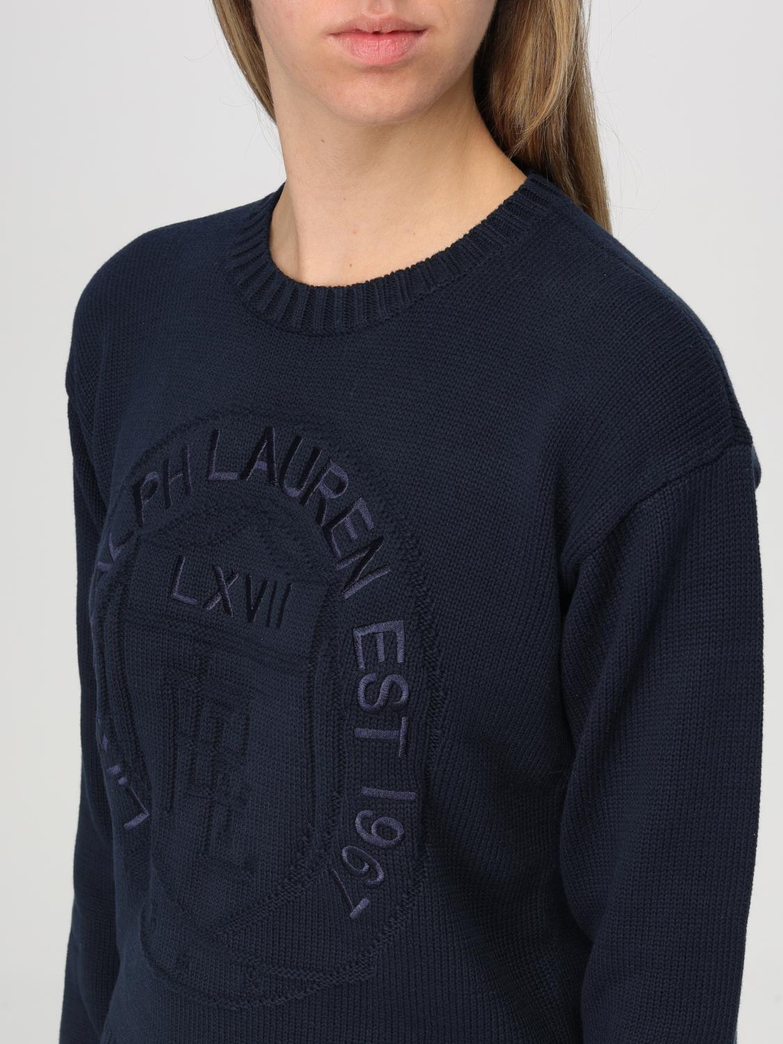 LAUREN RALPH LAUREN MAGLIA: Pullover Lauren Ralph Lauren in maglia di cotone , Blue - Img 3