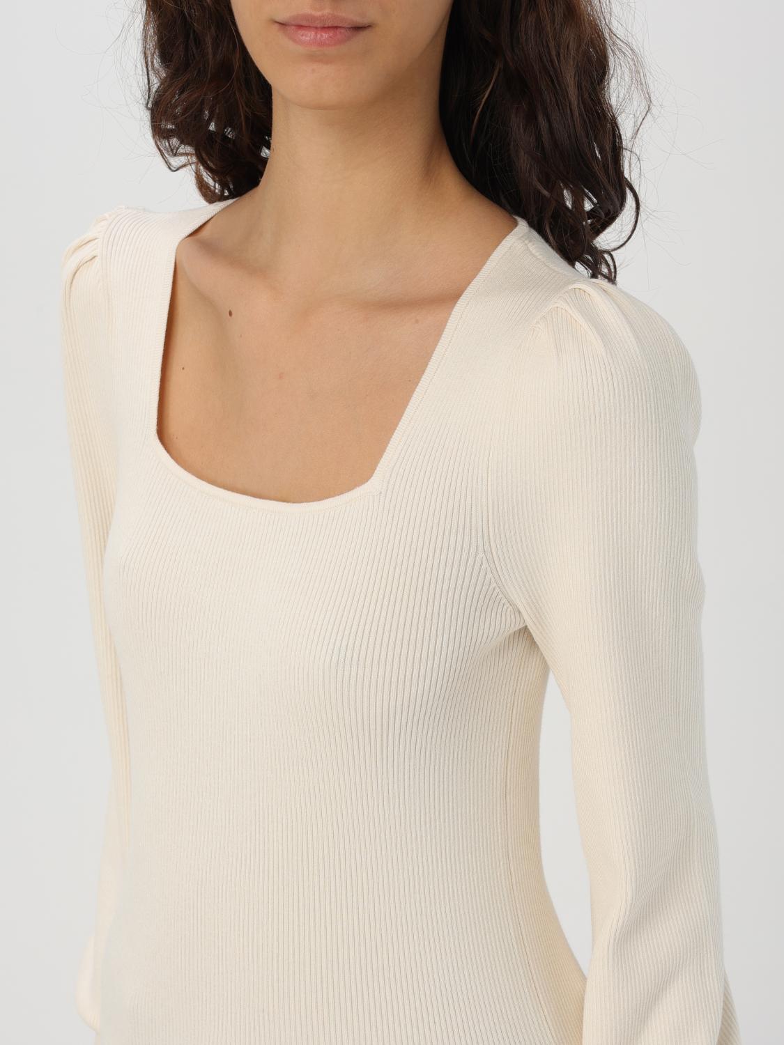 LAUREN RALPH LAUREN SWEATER: Sweater woman Lauren Ralph Lauren, Yellow Cream - Img 3