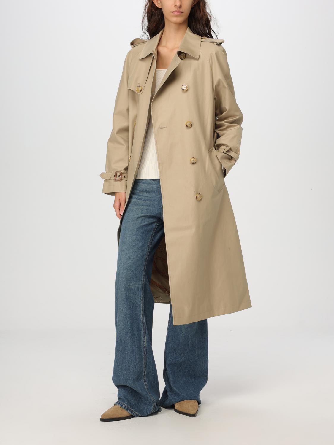 LAUREN RALPH LAUREN TRENCH: Trench Lauren Ralph Lauren in misto cotone , Cuoio - Img 2