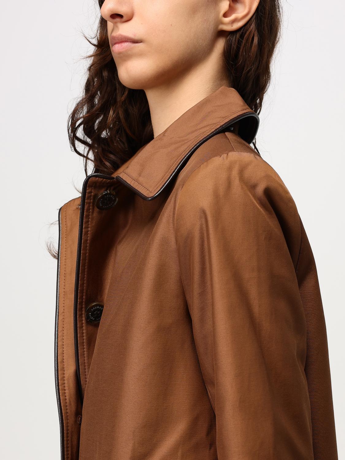 LAUREN RALPH LAUREN TRENCH: Trench Lauren Ralph Lauren in misto cotone , Marrone - Img 4