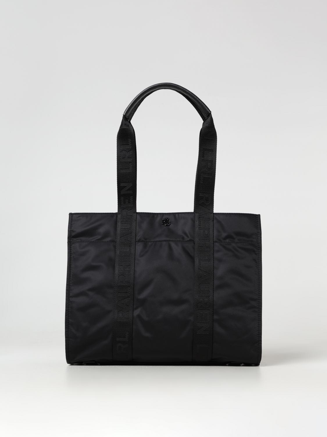 LAUREN RALPH LAUREN BOLSO TOTE: Bolso de hombro mujer Lauren Ralph Lauren, Negro - Img 1