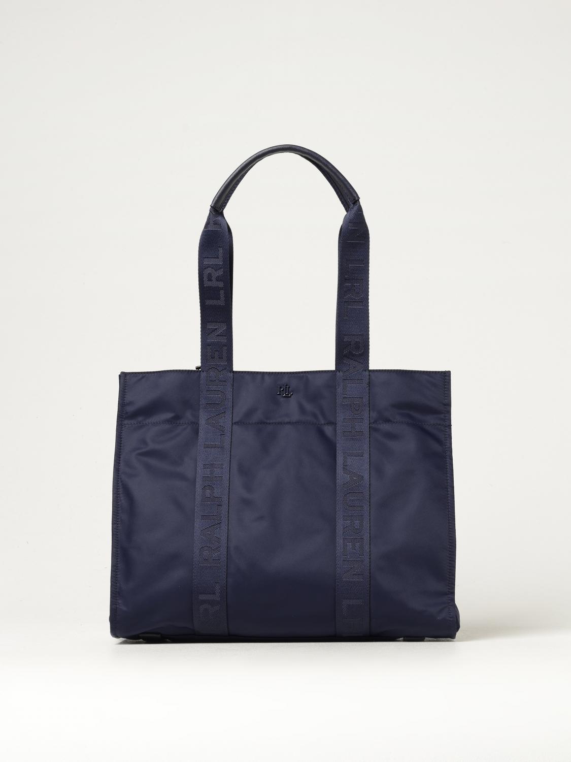 LAUREN RALPH LAUREN TOTE BAGS: Shoulder bag woman Lauren Ralph Lauren, Navy - Img 1