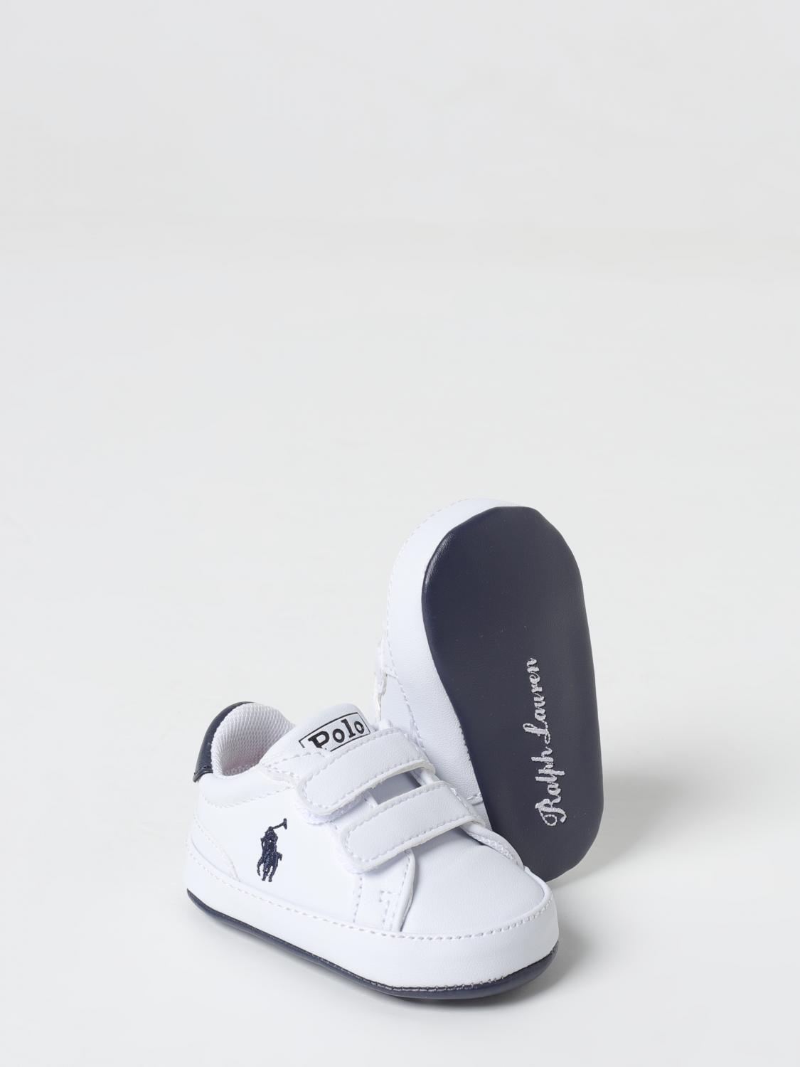 POLO RALPH LAUREN SNEAKERS: Sneakers Polo Ralph Lauren in pelle sintetica , Bianco - Img 2