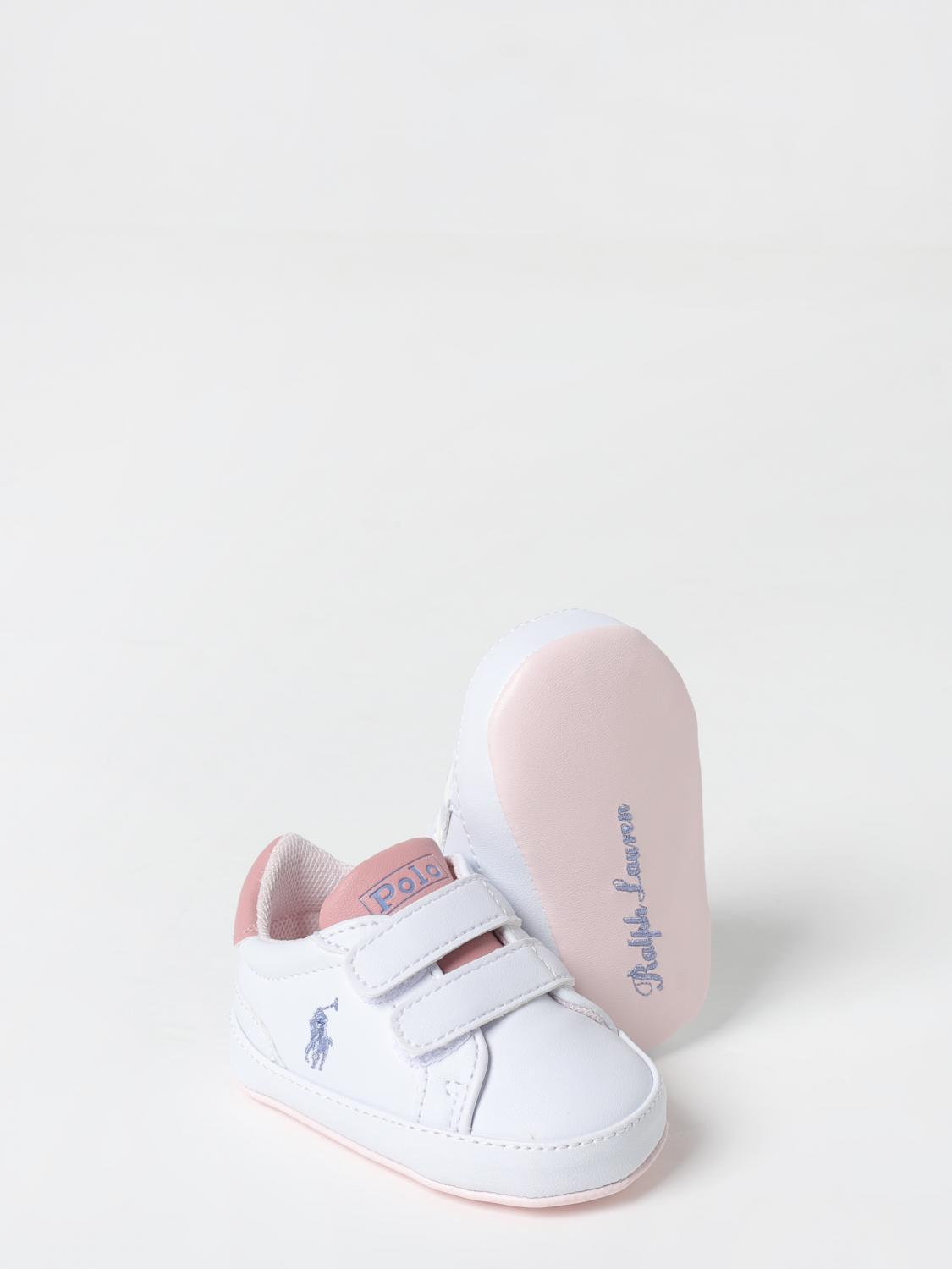 POLO RALPH LAUREN BASKETS BÉBÉ GARÇON: Baskets bébé garçon enfant Polo Ralph Lauren, Blanc - Img 2