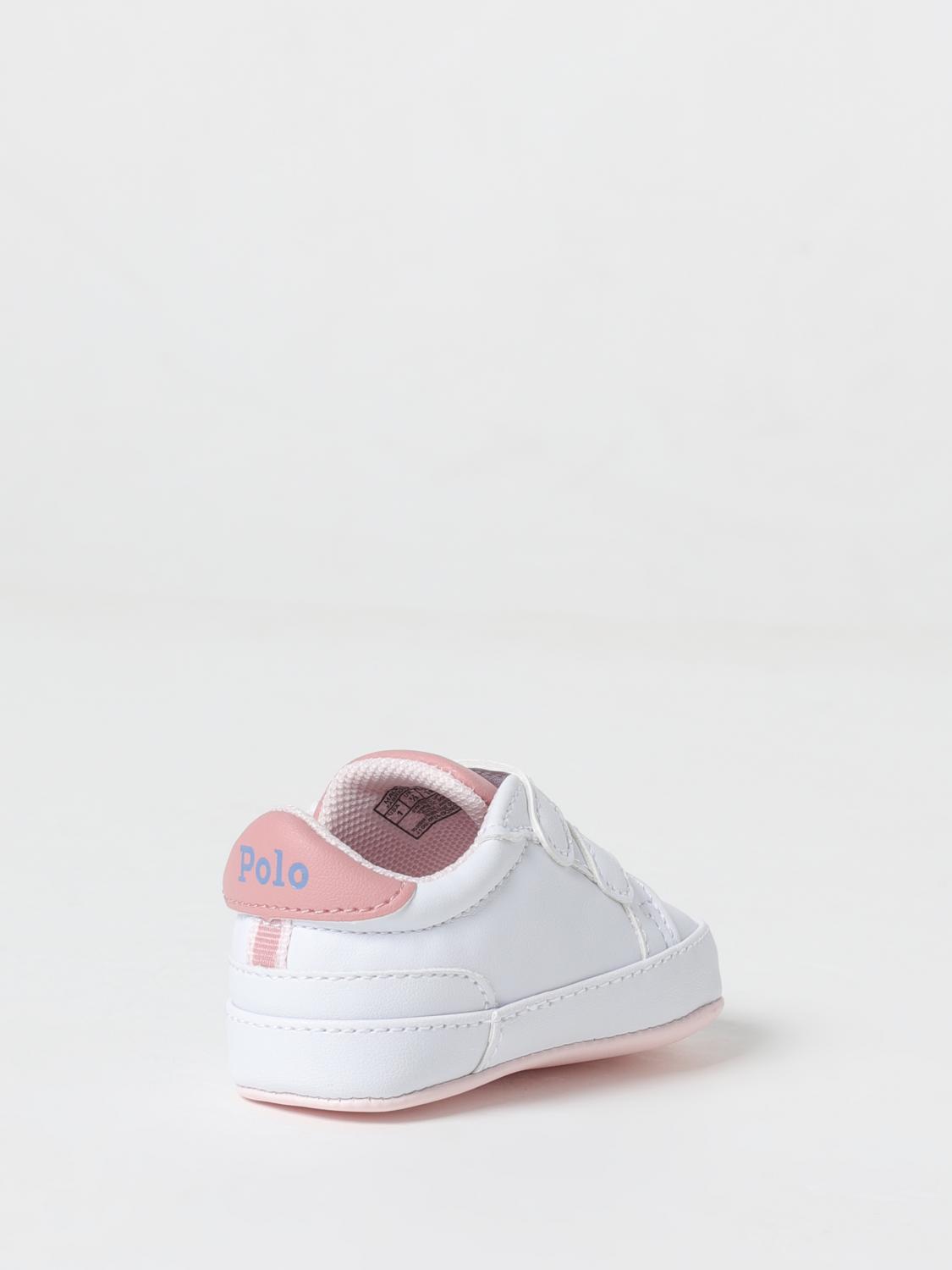 POLO RALPH LAUREN BASKETS BÉBÉ GARÇON: Baskets bébé garçon enfant Polo Ralph Lauren, Blanc - Img 3