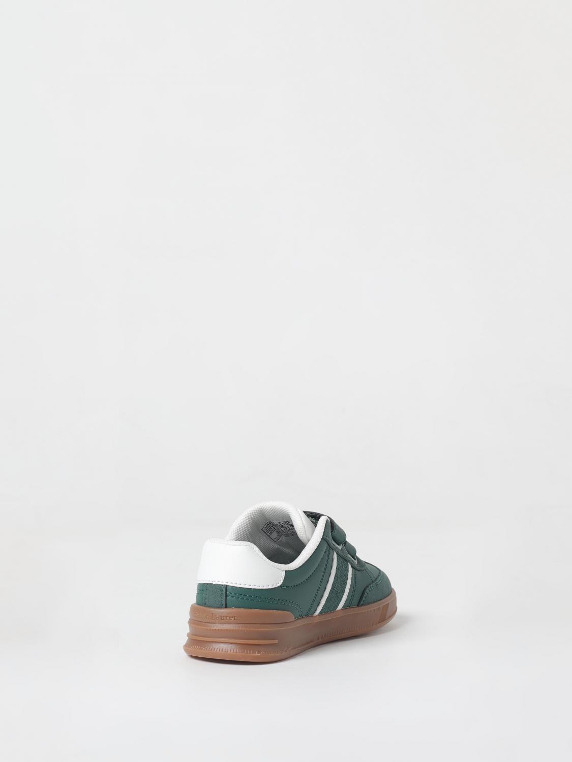 POLO RALPH LAUREN SNEAKERS: Sneakers Polo Ralph Lauren in pelle sintetica , Verde - Img 3