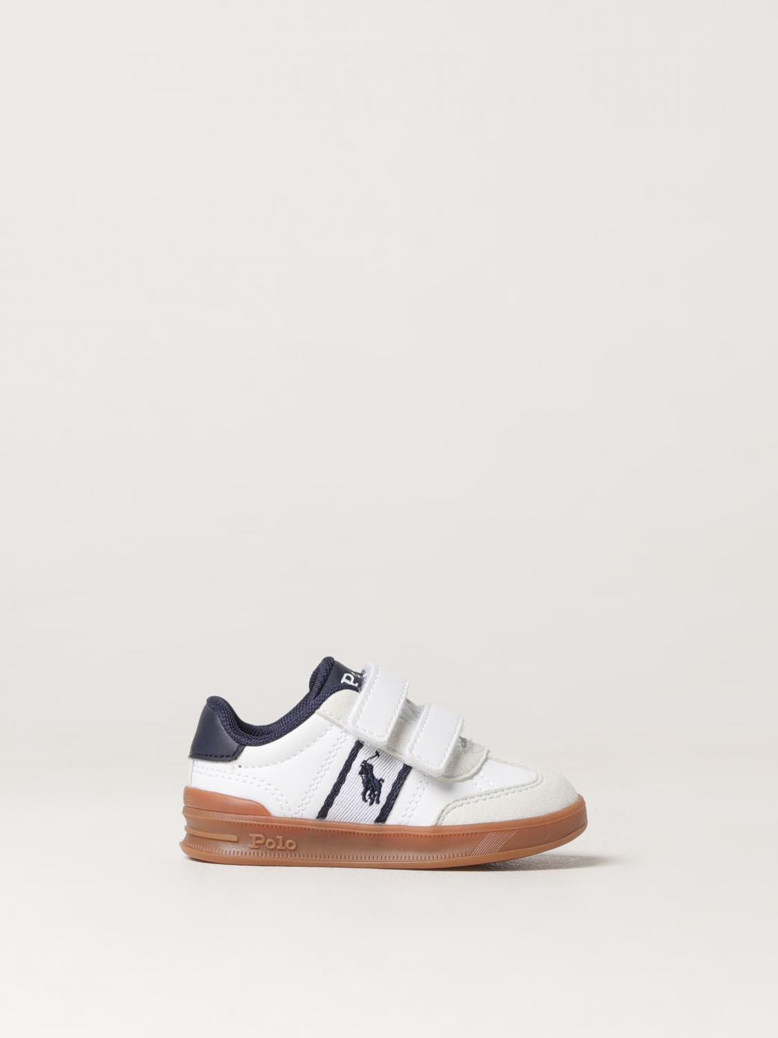 POLO RALPH LAUREN SNEAKERS: Sneakers kids Polo Ralph Lauren, White - Img 1