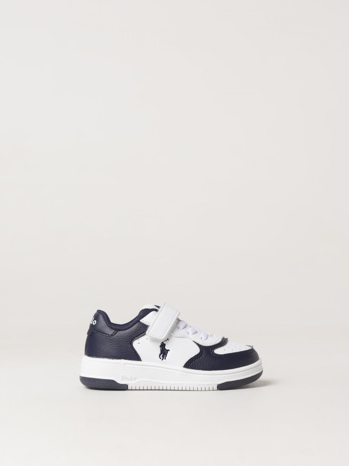 POLO RALPH LAUREN SNEAKERS: Sneakers kids Polo Ralph Lauren, White - Img 1