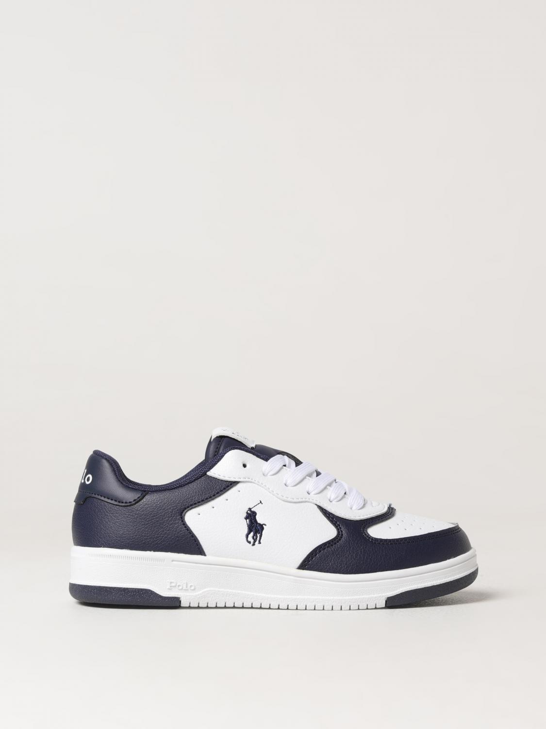 POLO RALPH LAUREN SNEAKERS: Sneakers kids Polo Ralph Lauren, White - Img 1