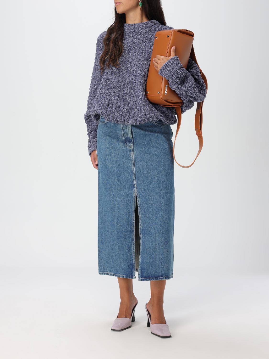 SUNNEI FALDA: Falda mujer Sunnei, Denim - Img 2