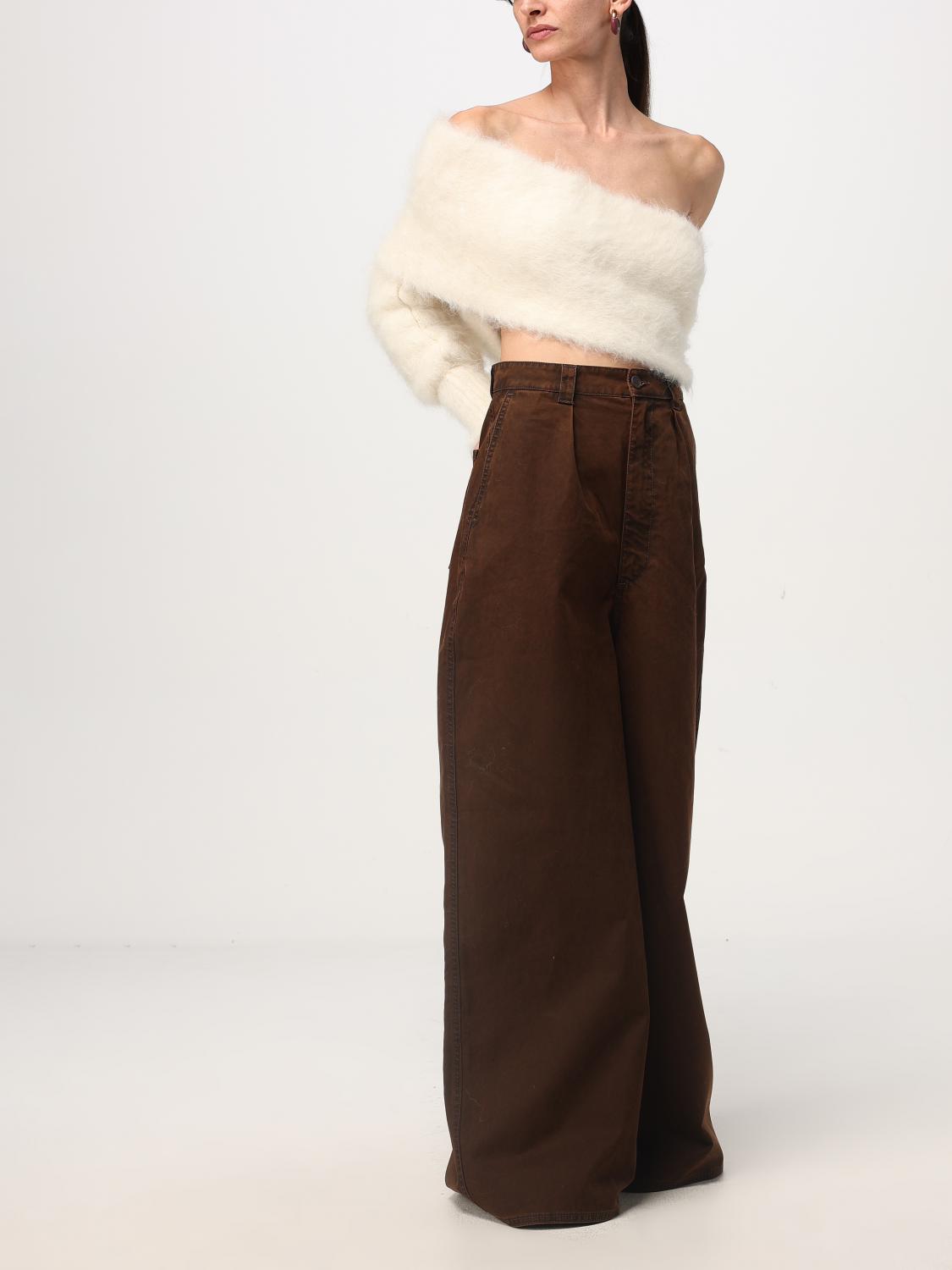 SUNNEI PANTS: Pants woman Sunnei, Brown - Img 2