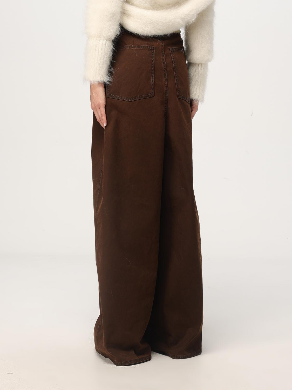 SUNNEI PANTS: Pants woman Sunnei, Brown - Img 3