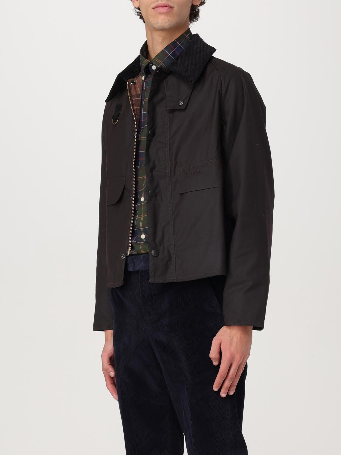 BARBOUR GIACCA: Giacca Barbour in cotone cerato , Marrone - Img 3