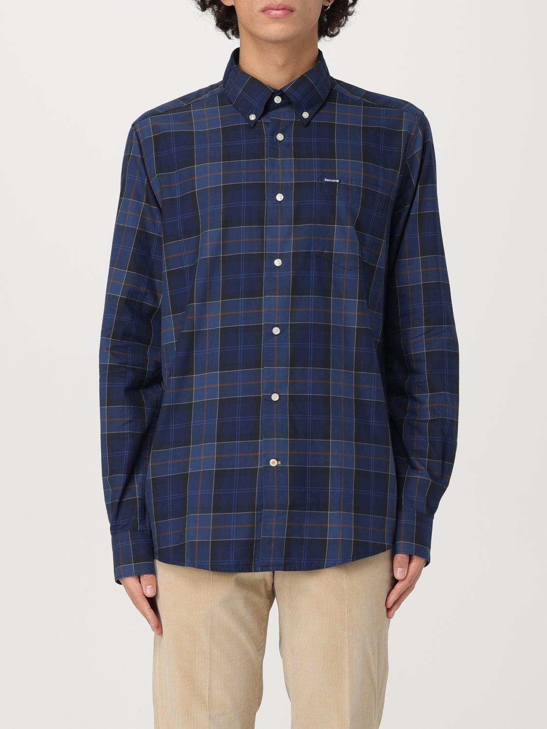 BARBOUR SHIRT: Shirt men Barbour, Blue - Img 1