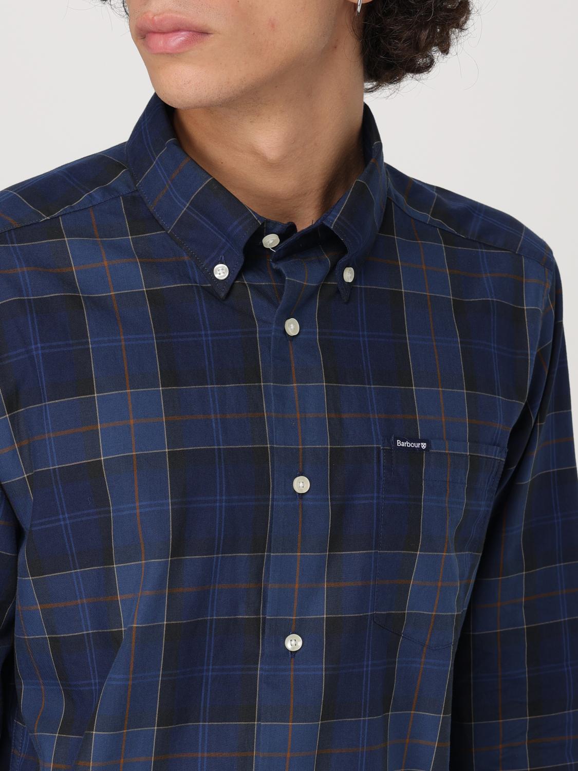 BARBOUR SHIRT: Shirt men Barbour, Blue - Img 3