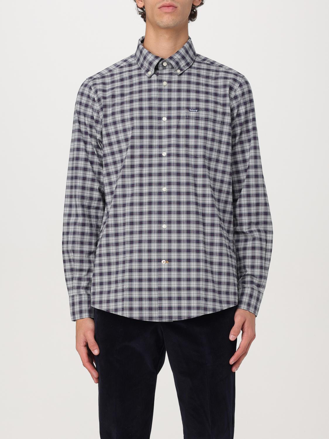 BARBOUR SHIRT: Shirt men Barbour, Gnawed Blue - Img 1