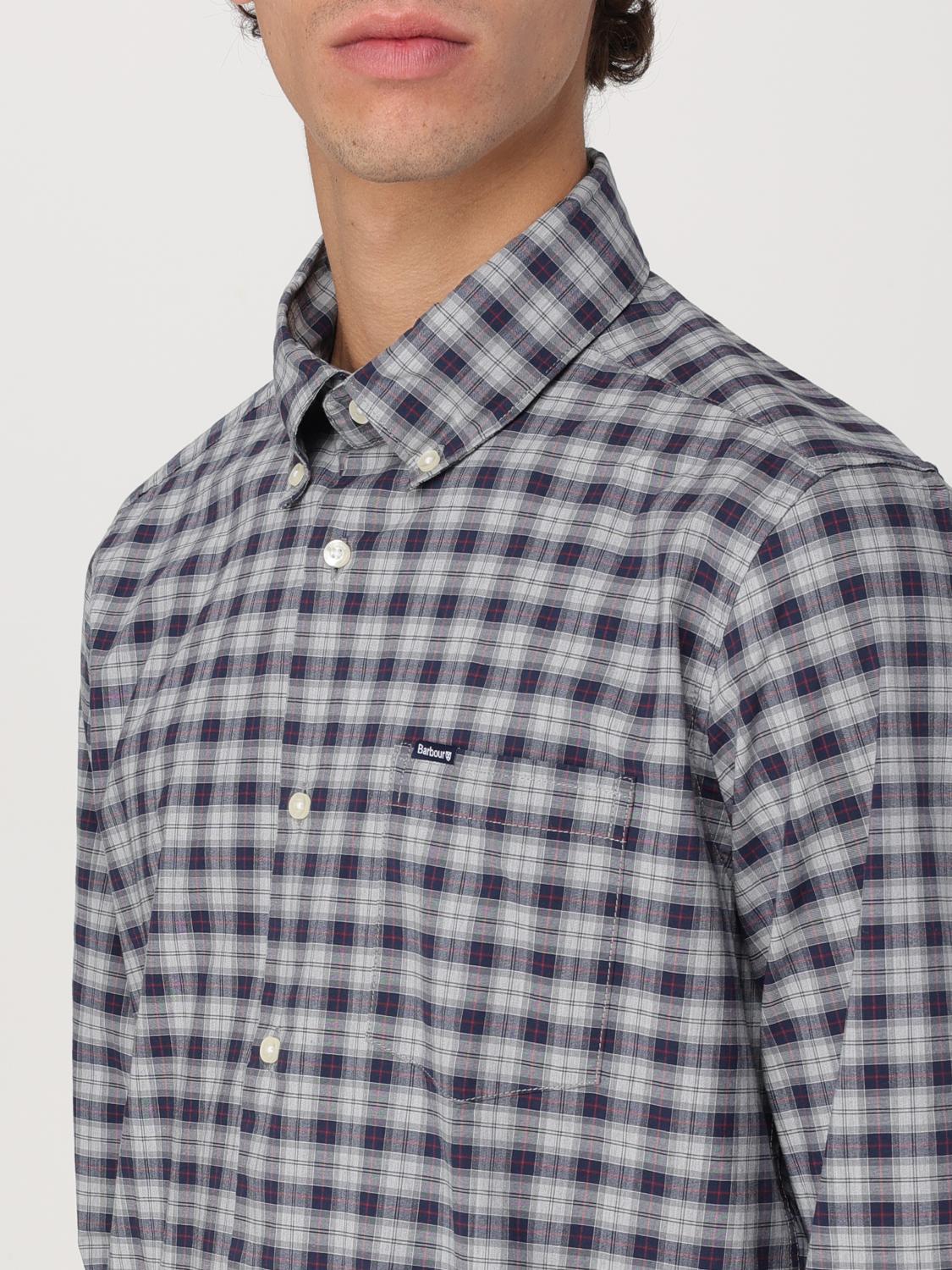 BARBOUR SHIRT: Shirt men Barbour, Gnawed Blue - Img 3