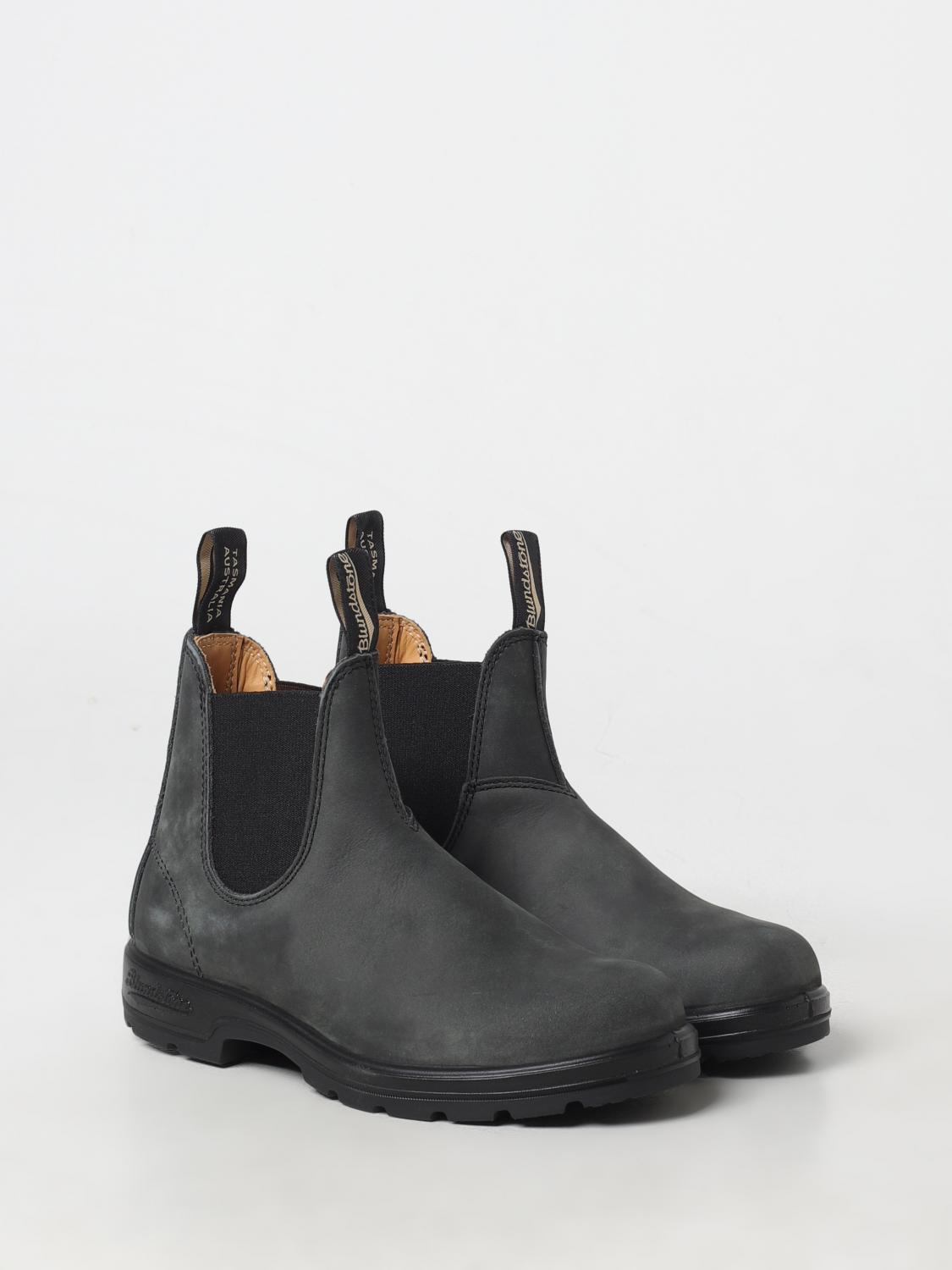 BLUNDSTONE FLAT ANKLE BOOTS: Shoes woman Blundstone, Black - Img 2