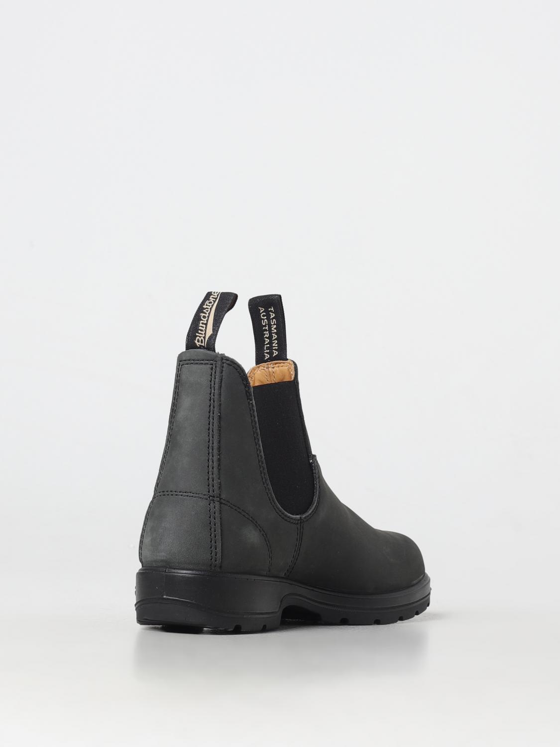 BLUNDSTONE FLAT ANKLE BOOTS: Shoes woman Blundstone, Black - Img 3