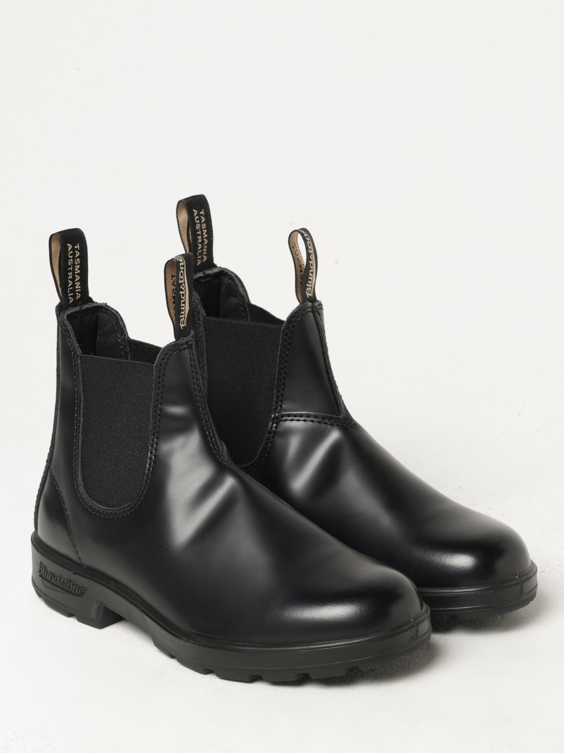 BLUNDSTONE FLAT ANKLE BOOTS: Shoes woman Blundstone, Black - Img 2