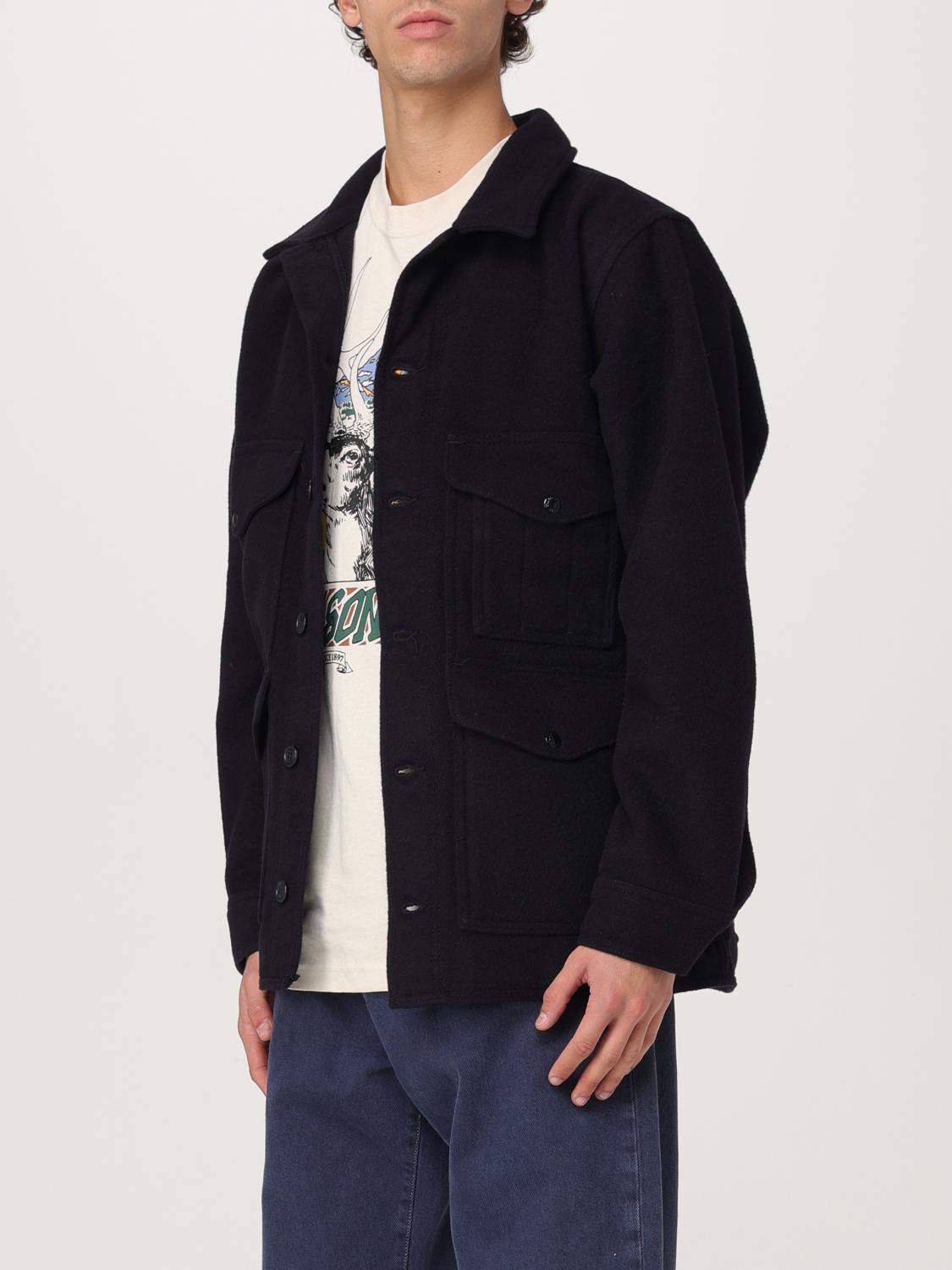 FILSON GIACCA: Giacca Filson in lana , Blue Navy - Img 3