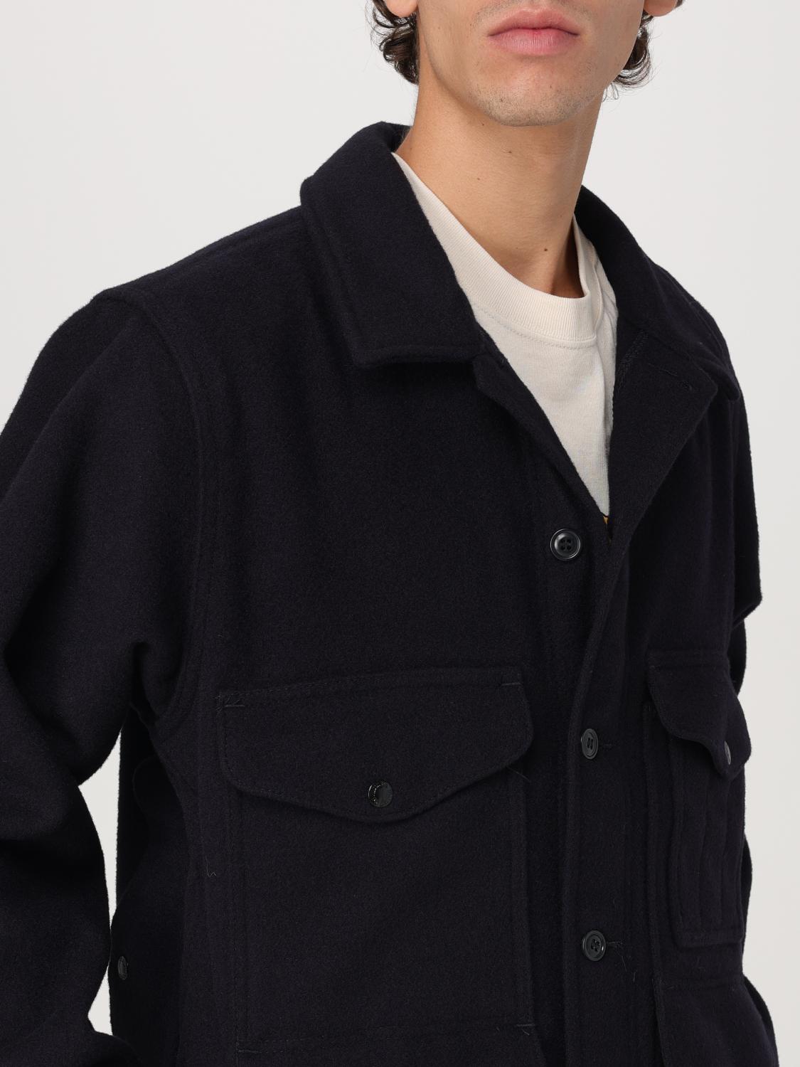 FILSON GIACCA: Giacca Filson in lana , Blue Navy - Img 4