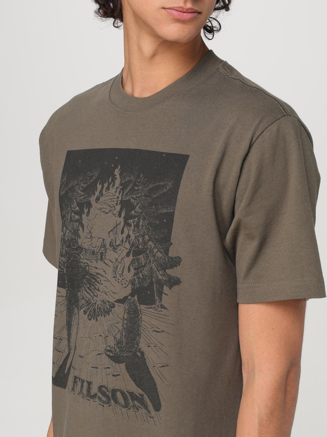 FILSON T-SHIRT: T-shirt men Filson, Smoke Grey - Img 3