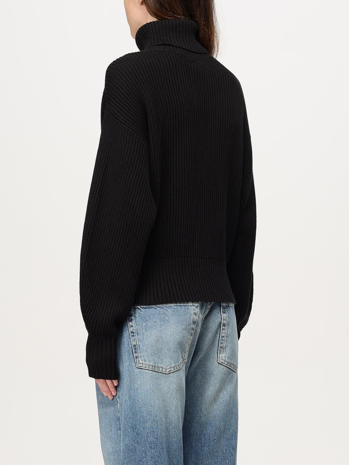 CALVIN KLEIN JEANS MAGLIA: Pullover Calvin Klein Jeans in cotone organico , Nero - Img 2