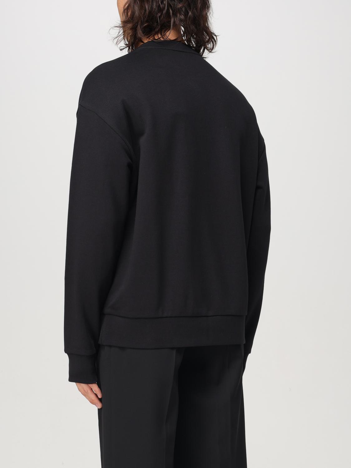 CALVIN KLEIN FELPA: Felpa basic Calvin Klein in cotone , Nero - Img 2