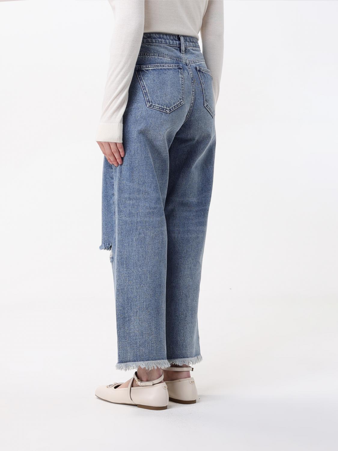デニム・ジーパン Michael Kors Woman Jeans Denim MF4905RFAU 913 Distressed Denim Jeans | Michael Kors [AZ]