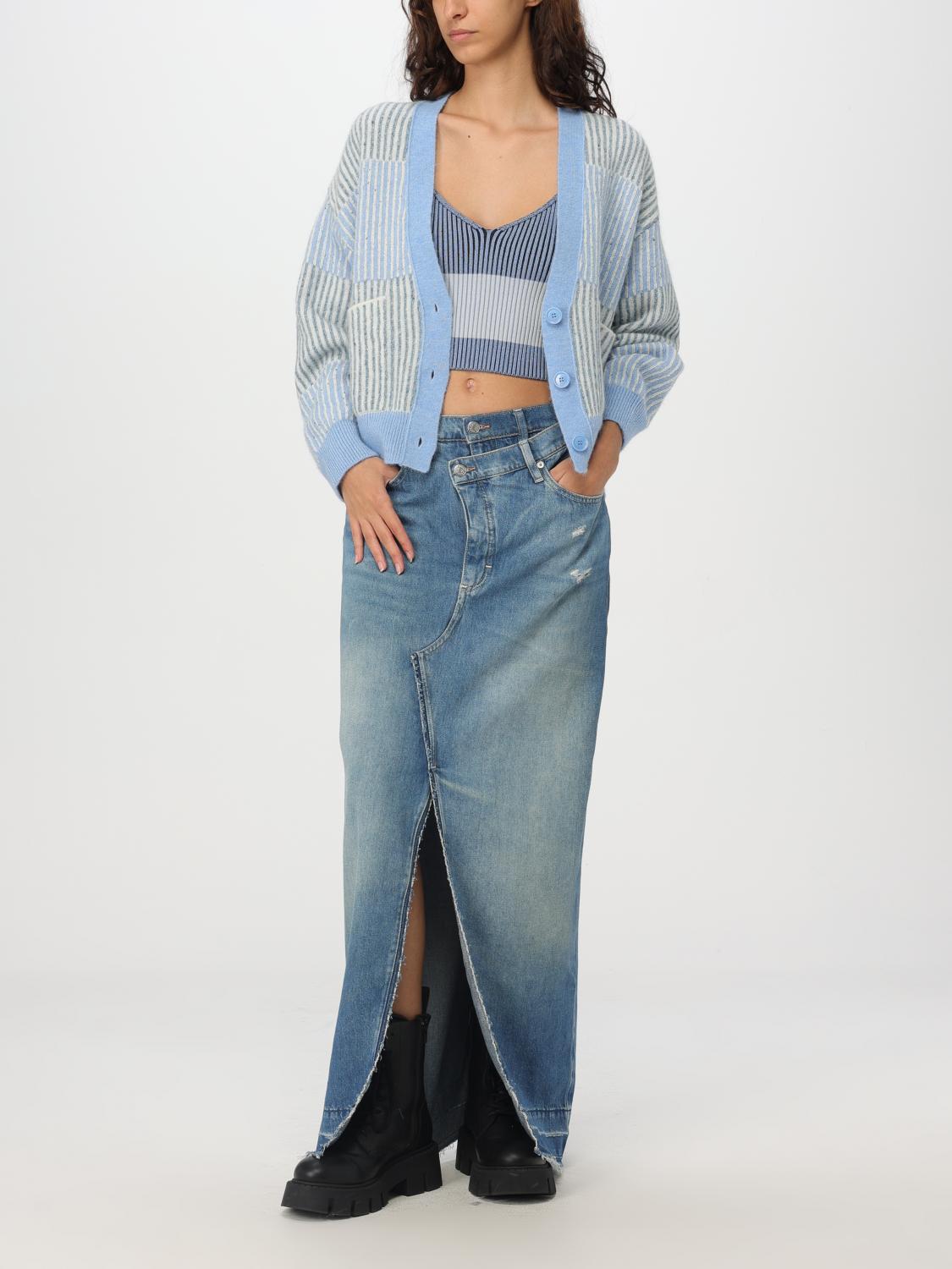 BOSS SKIRT: Skirt woman Boss, Denim - Img 2