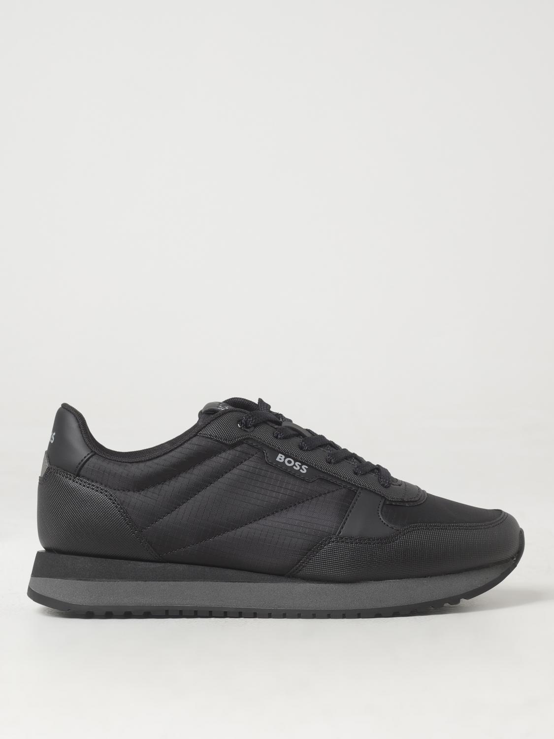 BOSS SNEAKERS: Sneakers men Boss, Black - Img 1