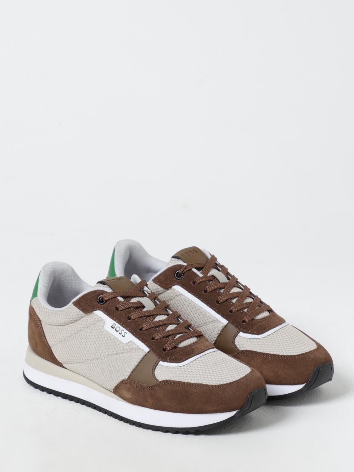 BOSS SNEAKERS: Sneakers men Boss, Beige - Img 2