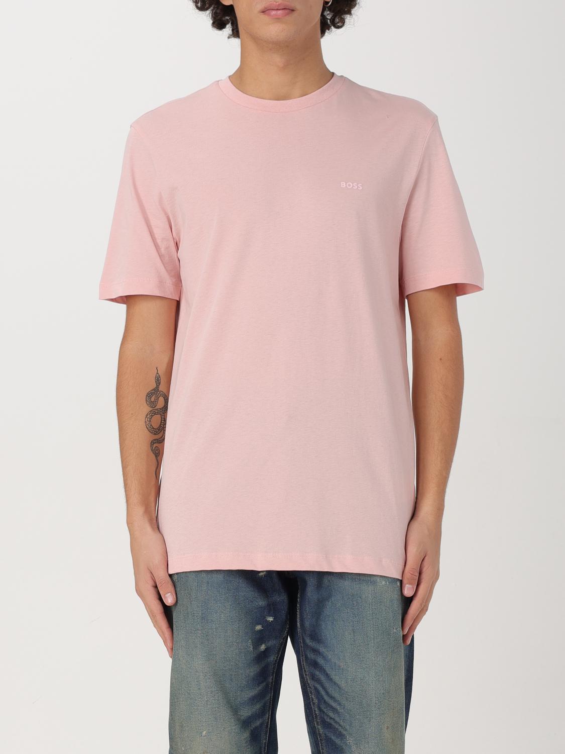 BOSS T-SHIRT: T-shirt men Boss, Pink - Img 1