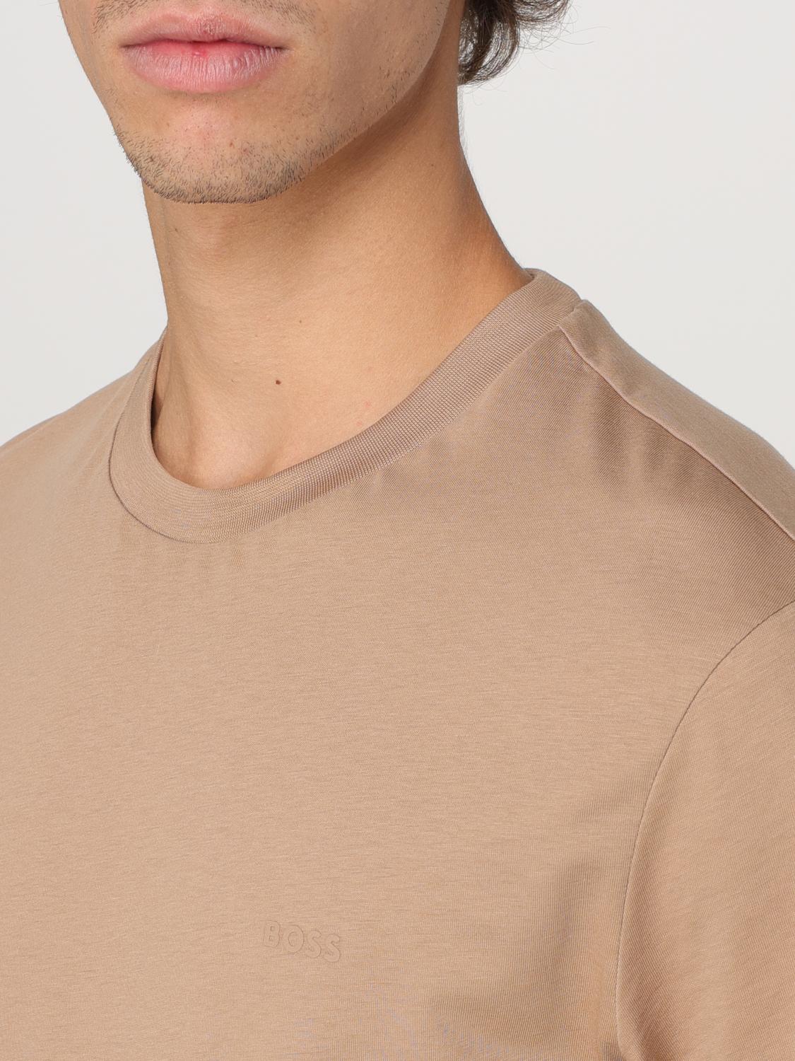 BOSS CAMISETA: Camiseta hombre Boss, Beige - Img 3
