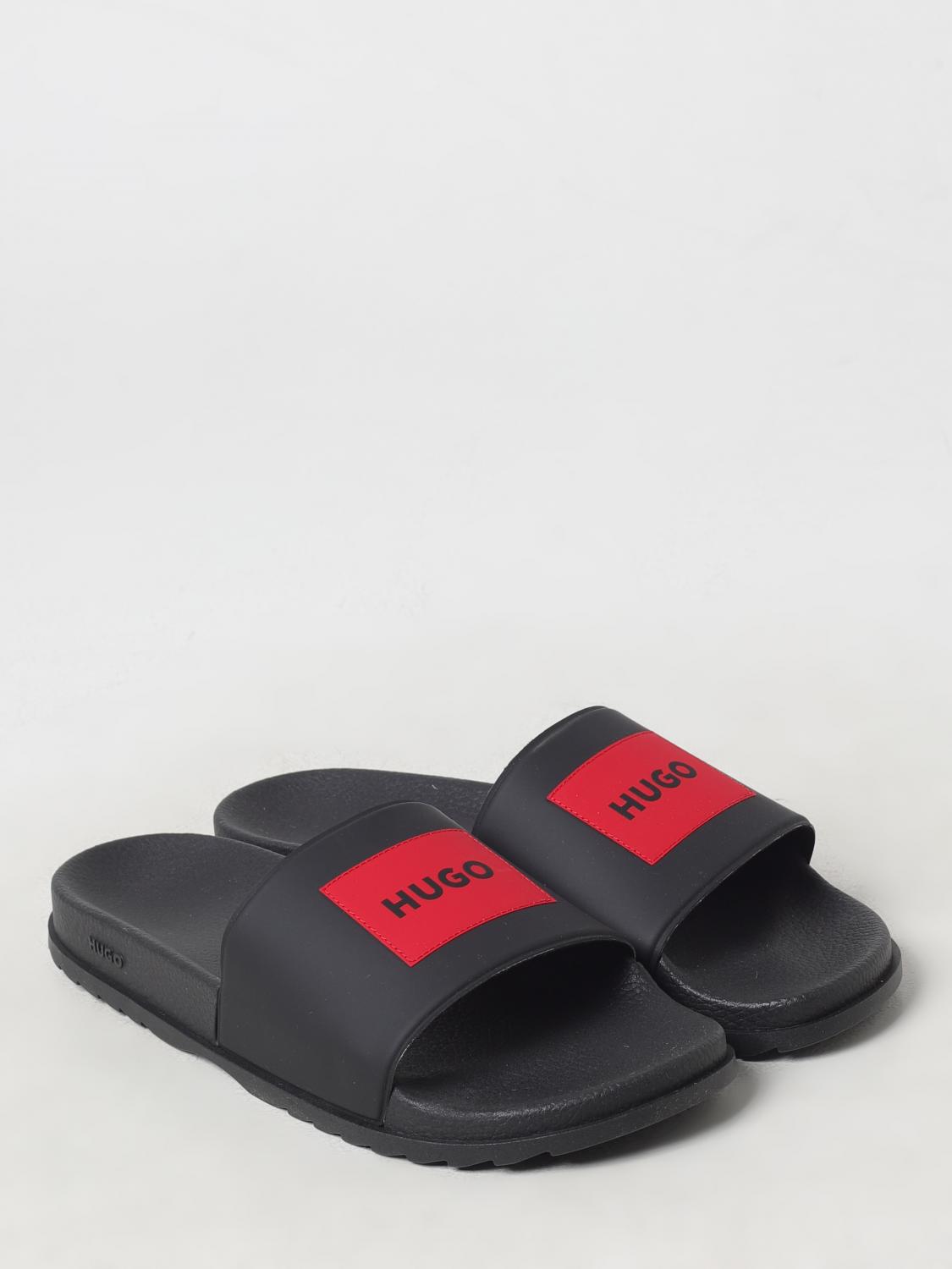 HUGO SANDALS: Shoes men Hugo, Black - Img 2